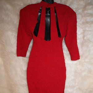 Long Red Dress by ABSOLUTELY